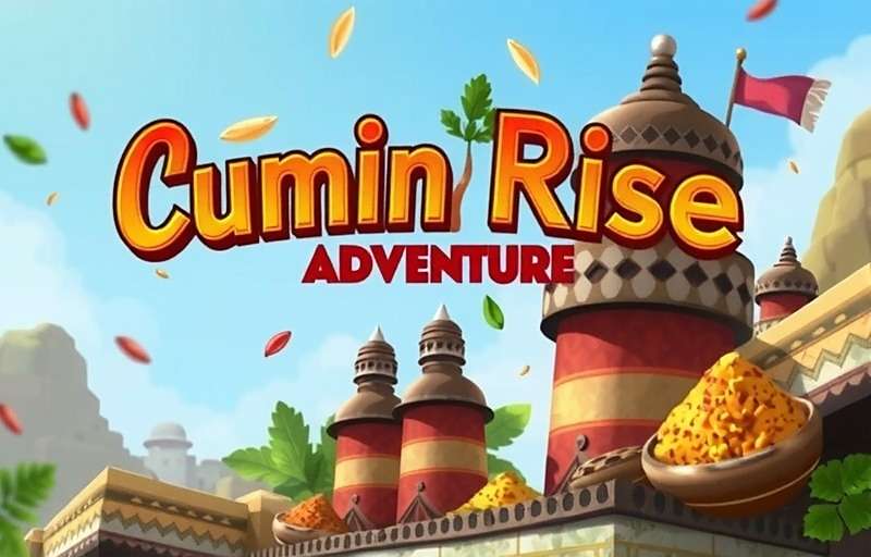 Cumin Rise Adventure Game Cover Cumin Rise Adventure game cover showing Indian spices and adventure elements